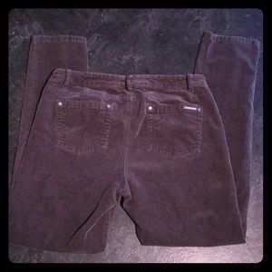 Michael Kors Slate Gray Corduroy Tapered Pants